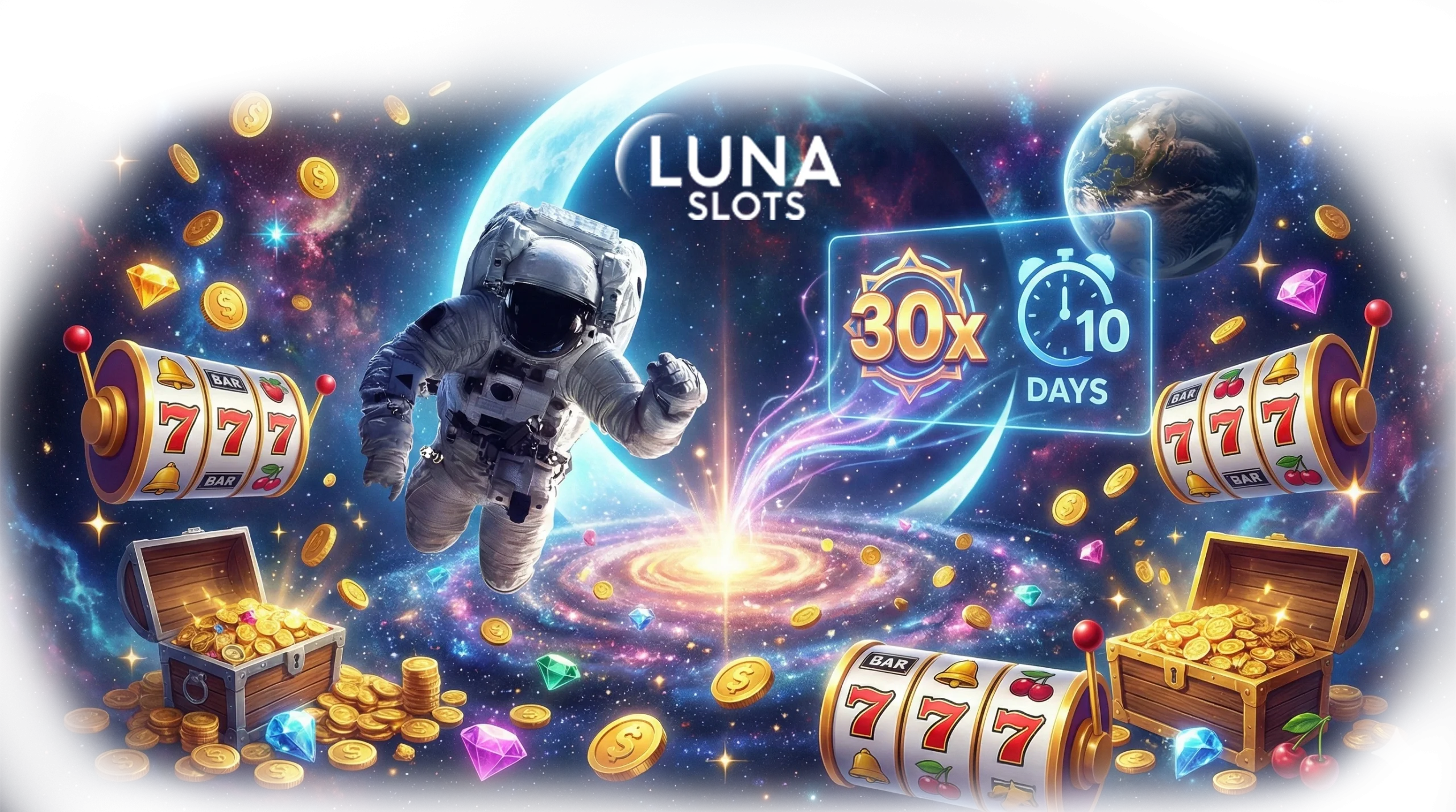 Der Bonus ohne Einzahlung bei LunaSlots
